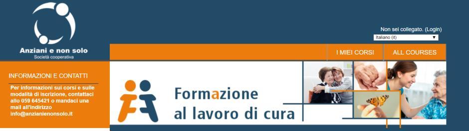 Supporto per organizzazione forme di rappresentanza. dei caregiver :CARER B) Verso ONG, Operatori professionali e Policy Makers: 1.