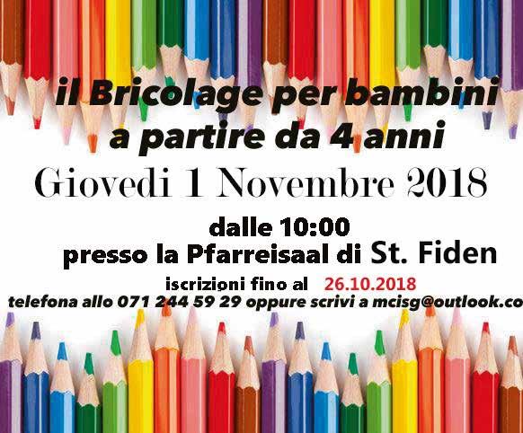 Domenica 4 Novembre: ore 9:30 Santa Messa presso la Cappella degli Angeli - San Gallo; ore 11:00 Santa Messa presso la Kolumbanskirche di Rorschach; ore 18:15 Santa Messa presso la chiesa St.