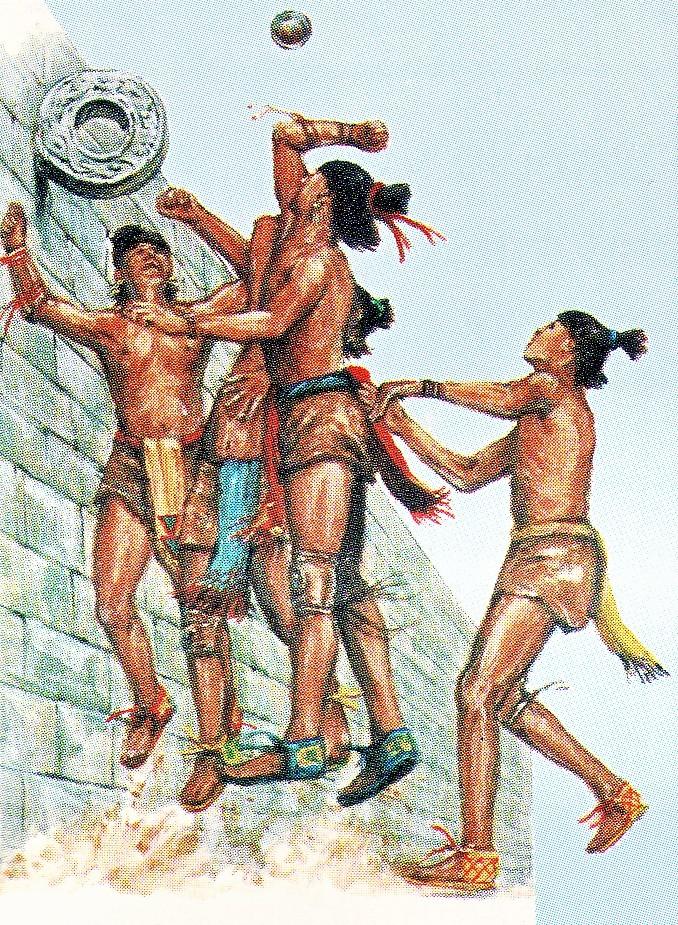 IL GIOCO DELLA PALLA I MAYA INVENTANO UN GIOCO CON LA PALLA: IL GIOCO DELLA PELOTA. I GIOCATORI (5 O 6 PER OGNI SQUADRA) GIOCANO IN CAMPI SPORTIVI COSTRUITI NELLE CITTA.