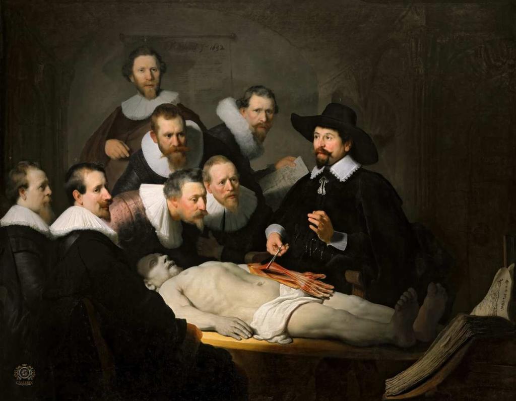 Rembrandt Lezione di anatomia del