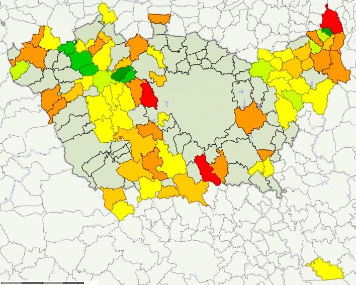 IL BANDO AUDIT IN PROVINCIA DI MILANO 85 comuni finanziati PROVINCIA KG/M²*ANNO KWH/M²*ANNO RISC.