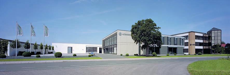 3 Altendorf: leader mondiale della gioia di lavorare. La sede principale di Altendorf situata a Minden, in Germania.