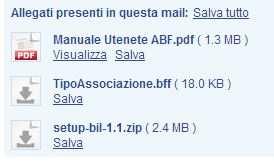 Installazione Nella MAIL di invio del