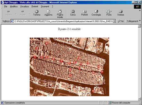 Mappe sensibili <p>il punto 2 è sensibile<p> <br> <map name= mappa > <area