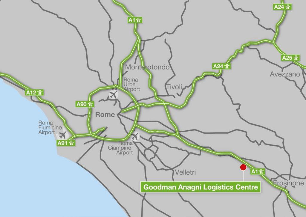Location strategica Via Capannaccio, Anagni (FR), 03012 Area dinamica di tessuto logistico-industriale facilmente accessibile immediatamente a