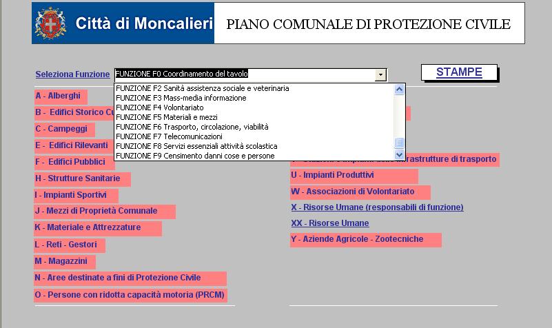 La descrizione della struttura comunale di protezione civile, nonché le attività e le schede assegnate ad ogni singola funzione di supporto, sono specificate nel Volume Quarto Struttura Organizzativa.