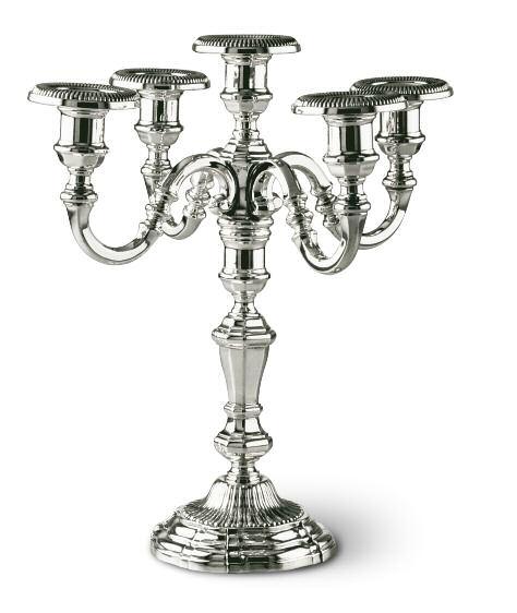 candelabro 5 fiamme mod. 700 5-stem candleholder mod.18th century h.cm. 38 - cod.