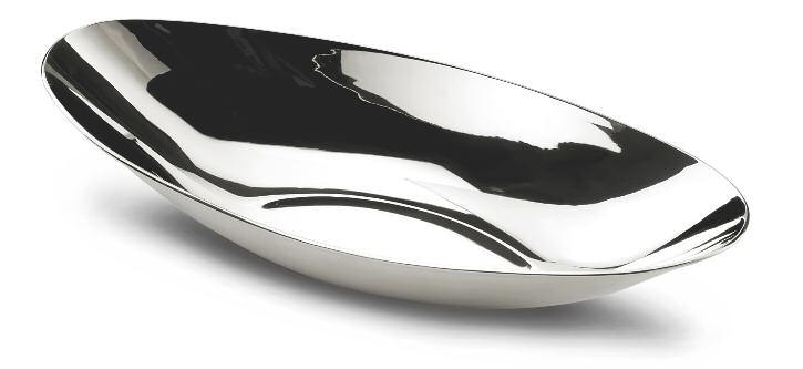 centrotavola ovale mezzaluna contemporaneo moon-shaped oval centrepiece mod. contemporaneo cm. 41x17 - cod. S21220/0741 cm. 51x20 - cod.