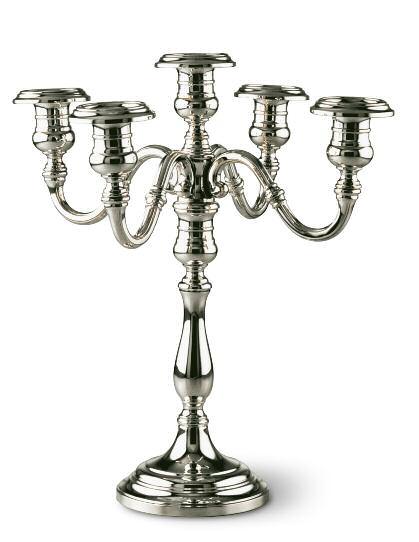 candelabro 3 fiamme mod. inglese 3-stem candleholder mod. inglese h.cm. 38 - cod.