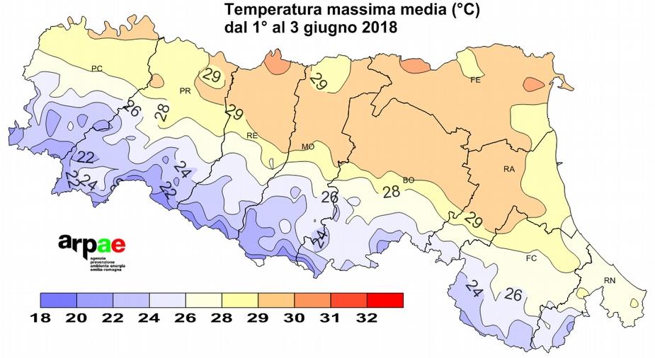 -ETP: cumulata settimanale stabile superiore a 35 mm vaste aree di pianura.