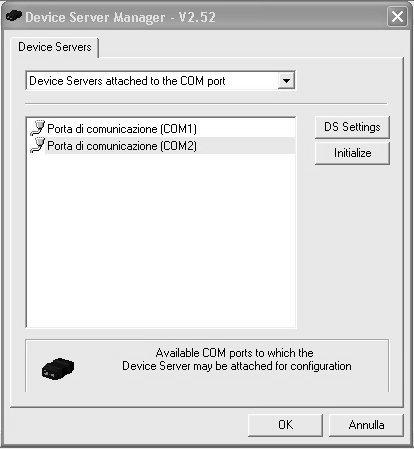 Per prima cosa è necessario impostare sui Dip Switch del il modo RS232/LAN INTEFACE (MODO 1) che svolge anche la funzione di modo di setup, ovvero disporre i dip nella seguente configurazione: ON 1 2