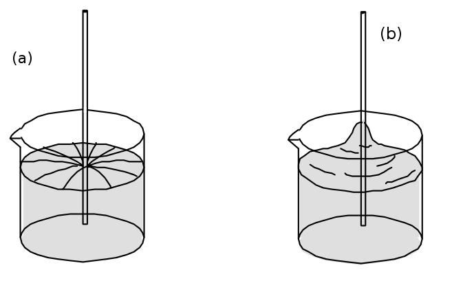 2.2. PROPRIETÀ REOLOGICHE DEI FLUIDI COMPLESSI 11 Figura 2.7: Shear e normal stresses in funzione dello shear strain.