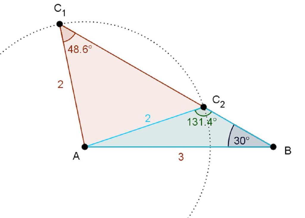 Soluzioe Per il I Triagolo, applicado il teorema dei sei si ha: AB sec AC se B ; ; se 45 sec sec se 45 da cui: sec se 45 che è