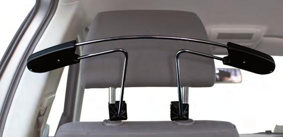 appoggiatesta (davanti o dietro il sedile) ed è utile anche per