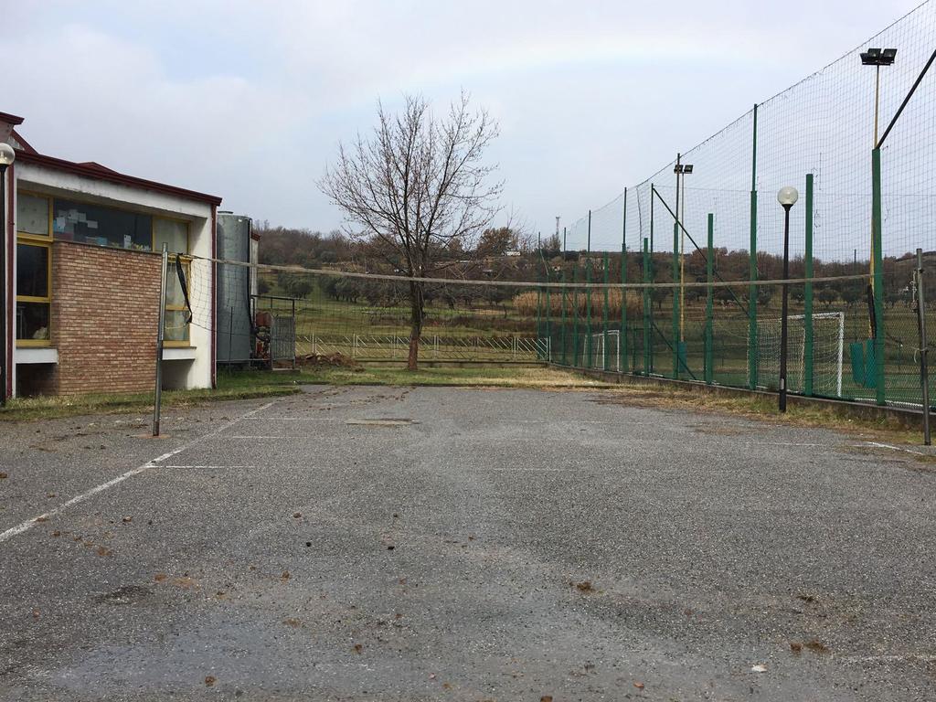 All esterno vi è il campo da pallavolo dove imparerete a giocare e