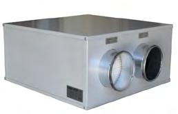 SERIE UDE ORIZZONTALE UDE Unità di climatizzazione progettata per specifiche esigenze di deumidificazione/climatizzazione in ambienti a basso consumo energetico. Installazione ORIZZONTALE.