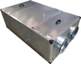 SERIE URC 7 EC URC 7 EC è un unità di ventilazione completa di recuperatore di calore dedicata al ricambio dell aria senza sprechi energetici. Motori EC. Efficienza superiore al 7%.