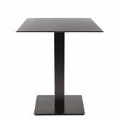 tavolo rotonda, quadrata o rettangolare in metallo verniciato o
