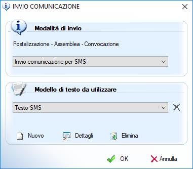 Dopo aver selezionato l elemento in agenda fare click sul pulsante Invia comunicazione presente nel box Strumenti sulla sinistra.