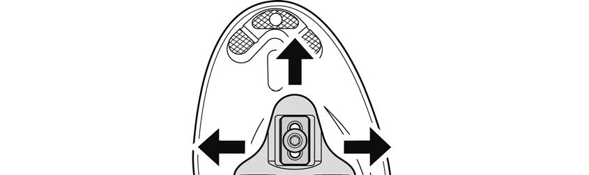 INSTALLAZIONE Regolazione della posizione della placchetta 1.