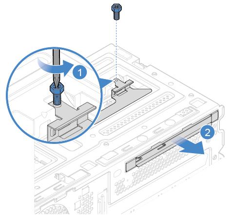 5. Collegare i cavi di segnale e di alimentazione alla nuova unità ottica. 6. Reinstallare i componenti rimossi.