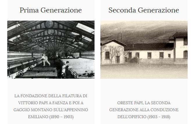 Il cliente principale: Filatura Papi Fabio La Filatura Papi Fabio compie 125 anni.