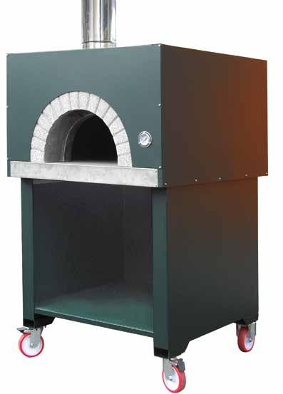Performances are similar to a real professional oven for pizzeria.