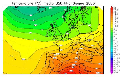 Tale configurazione è rappresentativa di molti giorni caratterizzati da un blocco di alta pressione presente sull Europa Orientale e da ripetuti transiti di perturbazioni