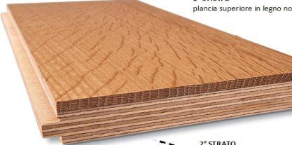 strati Miniplancia mm 10/11x120/140x400/1500 disponibile per le collezioni Termorovere, Plance in rovere, Essenze MAXI VOLARE Plancia a 2 strati Plancia mm 10/11x190x1200/1500 disponibile per le