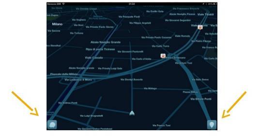 Esempio: Waze (ipad) Grafica ed