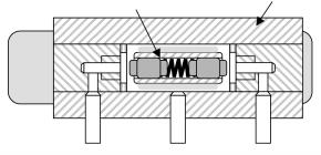 8 Manuale tecnico KE 315-4-2T 3.2 Valvola elettromagnetica Trova impiego una valvola elettromagnetica bistabile. Una valvola di questo tipo non ha nessuna posizione di riposo definita.