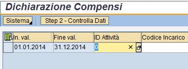 pulsante Step 3 Inserisci Dati.