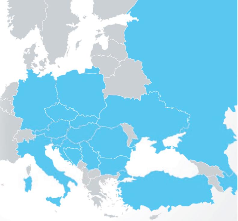 uffici di rappresentanza in molte altre località (New