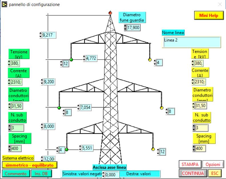 Pag. 1 di 37 CONFIGURAZIONE CAMPO ELETTRICO Configurazione 38 DT Tipo NV Campo elettrico inferiore a 4.
