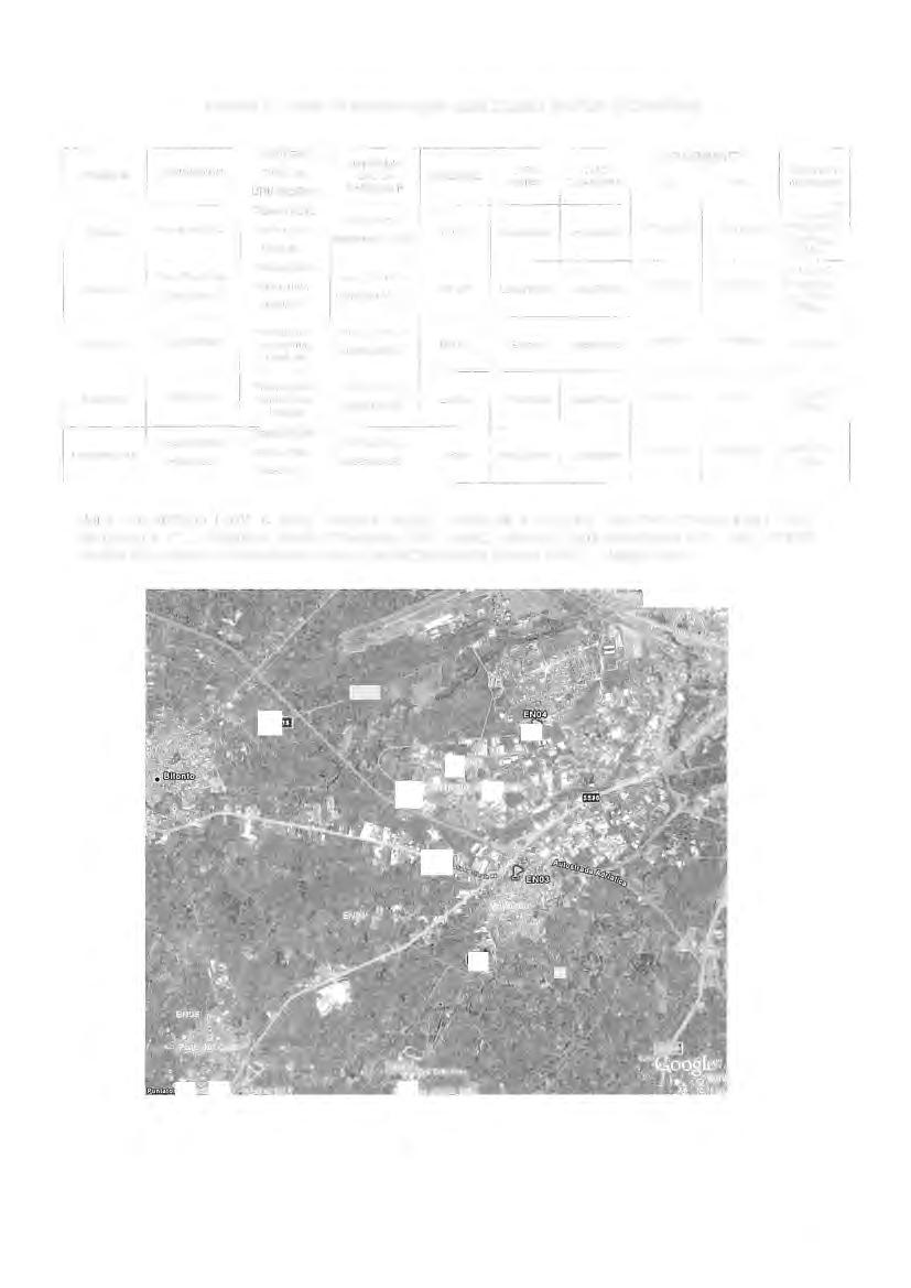 Tabella 1 - Rete di Monitoraggio della Qualità dell'aria SORGENIA CRITERI DISTANZA COMUNE UBICAZIONE SCELTA DALLA STAZIONE UBICAZIONE CENTRALE COORDINATE TIPO TIPO Inquinanti ZONA STAZIONE Lai. Long.