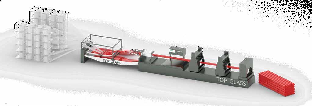 È un processo continuo ed ideale per produzioni industriali su larga scala.