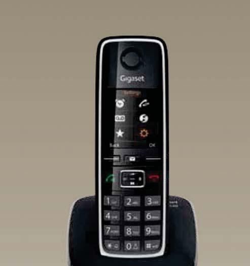 Gigaset C530 black Telefono dect Moderno, ergonomico ed ECO-GREEN: il telefono intuitivo da utilizzare con ampio display e moltissime funzioni.