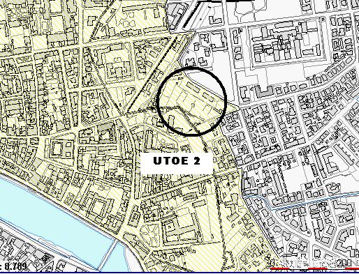 L area ricade nella UTOE 2 Centro storico Nord Comune di Pisa Dir Urbanistica Uff.