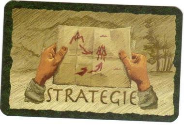 Carte strategia e conflitto Magazzino Mazzo di pesca Carte Territorio: formano il piano di gioco.