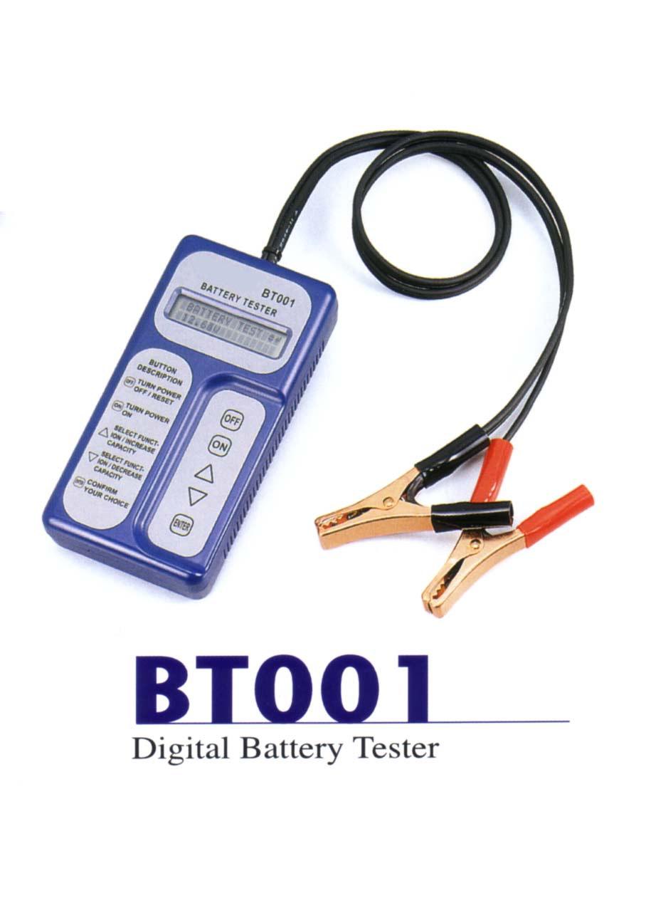 TESTER BATTERIE ELETTRONICI Controllo di ogni tipo di batteria 6-12 Volt (gel o acido con tappi o sigillate) Test di batterie cariche o completamente scariche (>1 Volt) Test secondo le normative SAE,