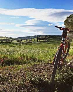RISERVE NATURALI E ALTA VAL DI CECINA pomarance Bike Tour Un percorso panoramico intorno alle colline di Pomarance con lo sguardo verso i soffioni di Larderello per godere dei paesaggi tipici del