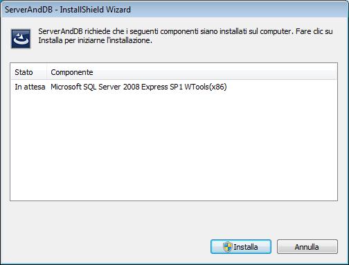 5 SPI, Windows Installer 4.5, PowerShell 1.0 o superiore e selezionare Yes.