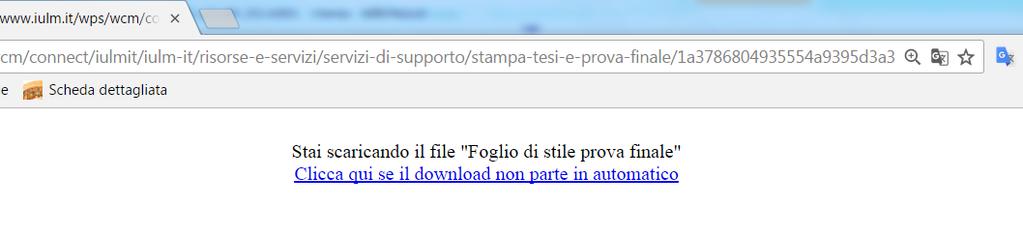 INIZIARE CON IL FOGLIO DI STILE DOWNLOAD DEL MODELLO Aprire e Salvare il foglio di stile