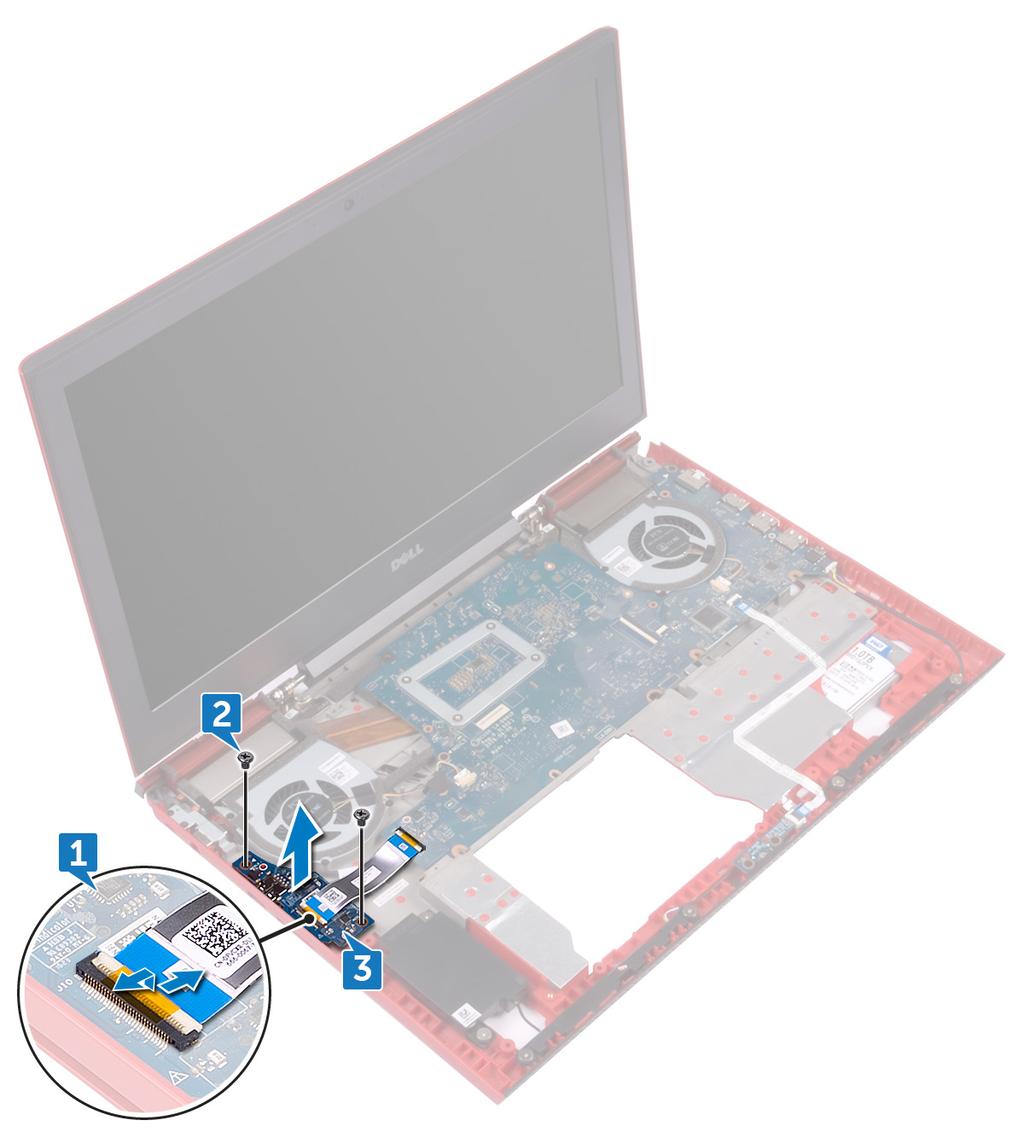 3 Estrarre la scheda I/O