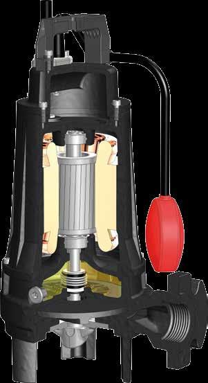 motor - Rotore - Rotor - Flangia porta cuscinetto - Flange bearing support Corredo tenute meccaniche - Seal
