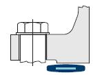 2) Le flange devono essere parallele, pulite ed asciutte e la guarnizione deve essere montata ben centrata (assicurarsi che le dimensioni delle guarnizioni siano corrette con la flangia, il diametro
