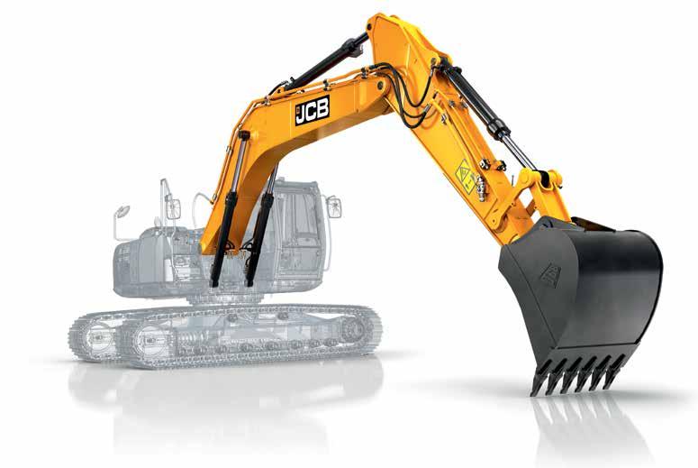 MENO MANUTENZIONE, PIÙ SERVIZIO. GLI ESCAVATORI JCB JS200/210/220 SONO STATI PROGETTATI IN MODO DA RICHIEDERE UNA MANUTENZIONE MINIMA E UN'ACCESSIBILITÀ IMMEDIATA.