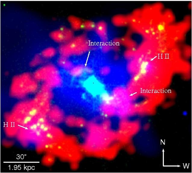 Gas ionizzato caldo (T~10 7-10 8 K) M82 Risultato recente su un Nucleo Galattico