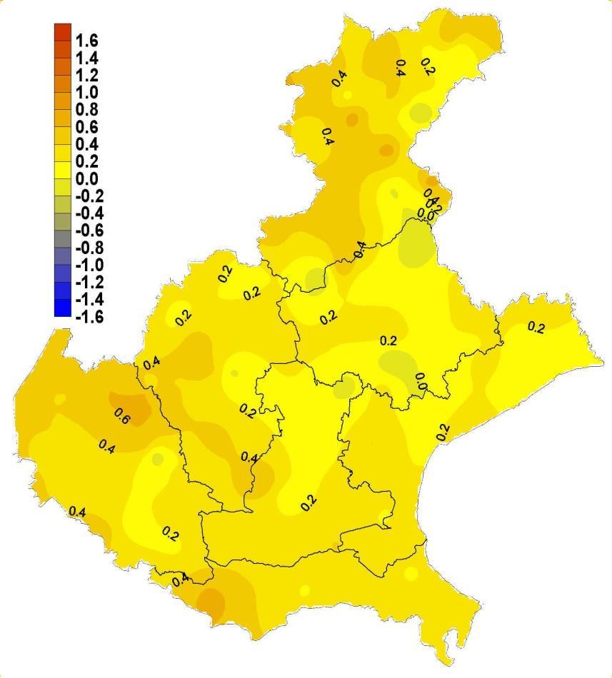 Agricoltura sostenibile: alcune sfide A livello globale sulla terraferma il 2017 è stato il terzo anno più caldo della serie storica dopo il 2016 e il 2015 (+1,20 C).