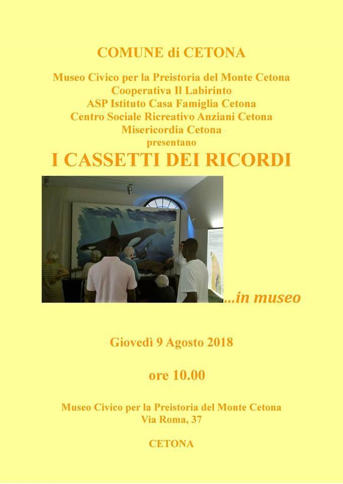 I CASSETTI DEI RICORDI PROGETTO DEL MUSEO